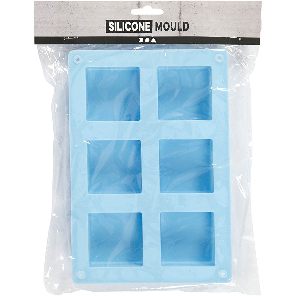 Forme de silicone en bleu clair, 60 ml