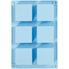 Forme de silicone en bleu clair, 60 ml