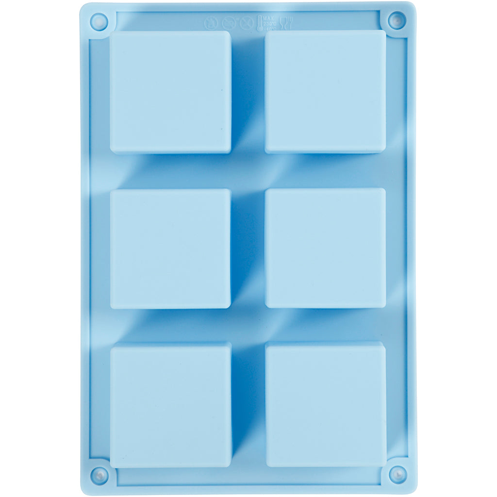 Forme de silicone en bleu clair, 60 ml