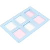 Forme de silicone en bleu clair, 60 ml