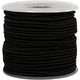 Épaisseur élastique 2 mm noir, 25m