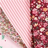 Tissu patchwork rose 45x55cm, 4st.