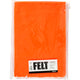 Hobby Felt Orange A4, 10 feuilles