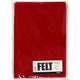 Hobby Felt, Antique Red, A4, 10 feuilles