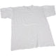 T-shirt blanc avec du cou rond Coton, taille L