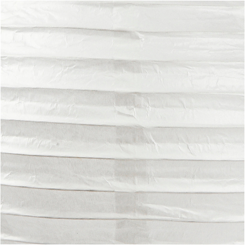 Lampe en papier de riz blanc, 35cm