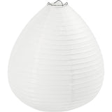 Rice Paper lampe blanche Drop, 27 cm - afbeelding 1