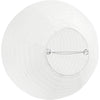 Rice Paper lampe blanche Drop, 27 cm
