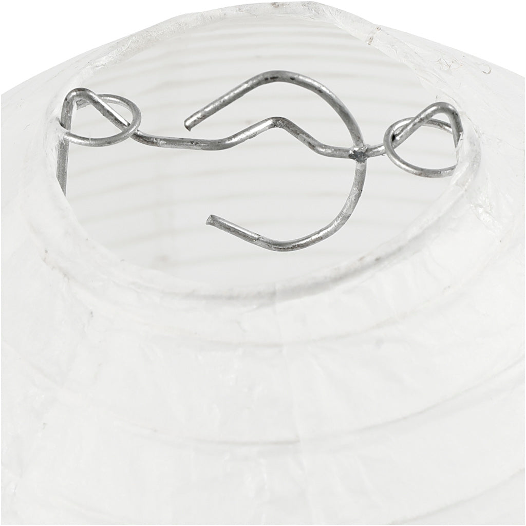 Rice Paper lampe blanche Drop, 27 cm