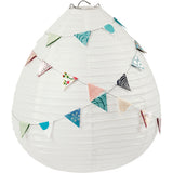 Rice Paper lampe blanche Drop, 27 cm - afbeelding 5