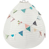 Rice Paper lampe blanche Drop, 27 cm