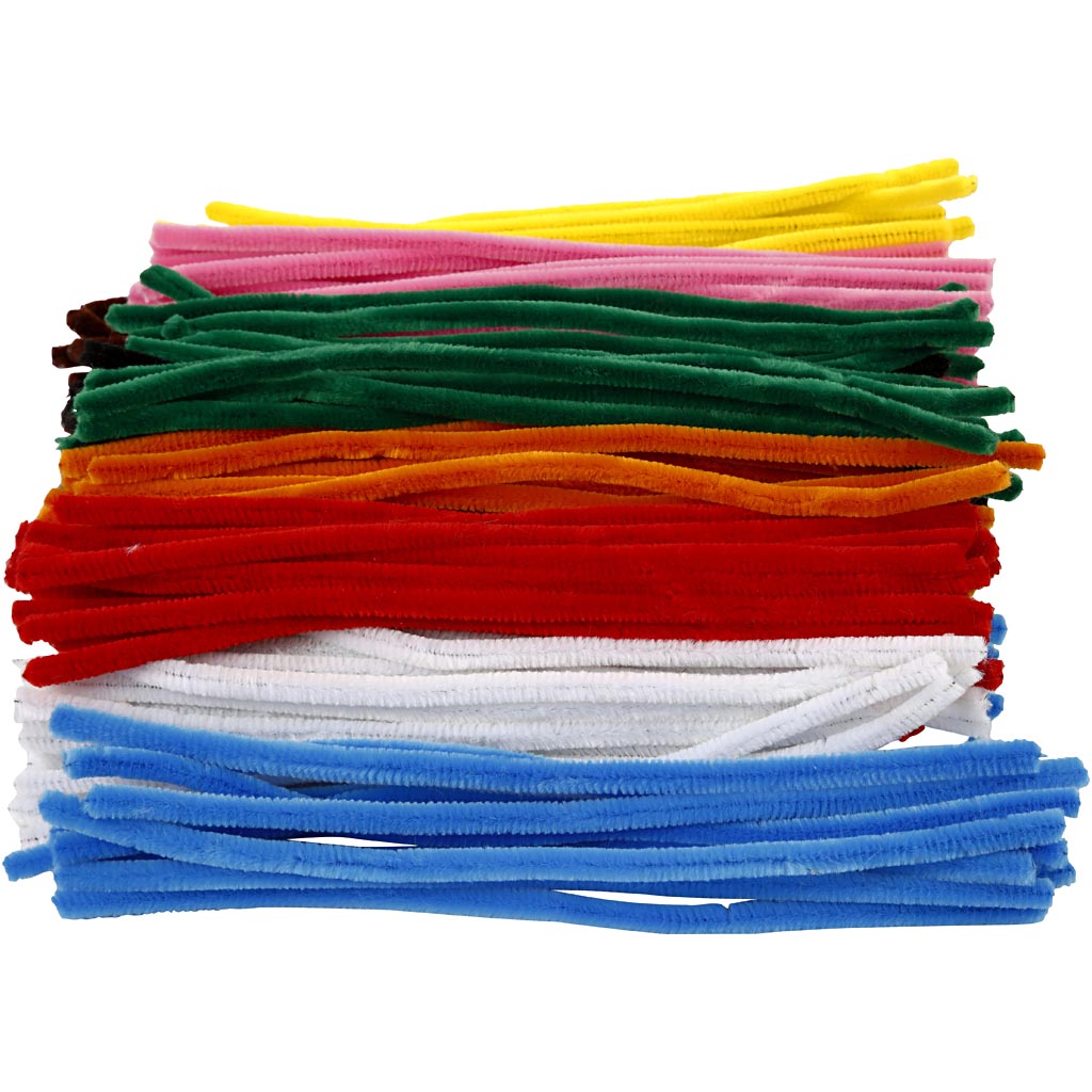 Couleur de fil Chenille 30 cm, 200st.