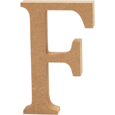 Creativ Company Letter F MDF 13cm, 1er.