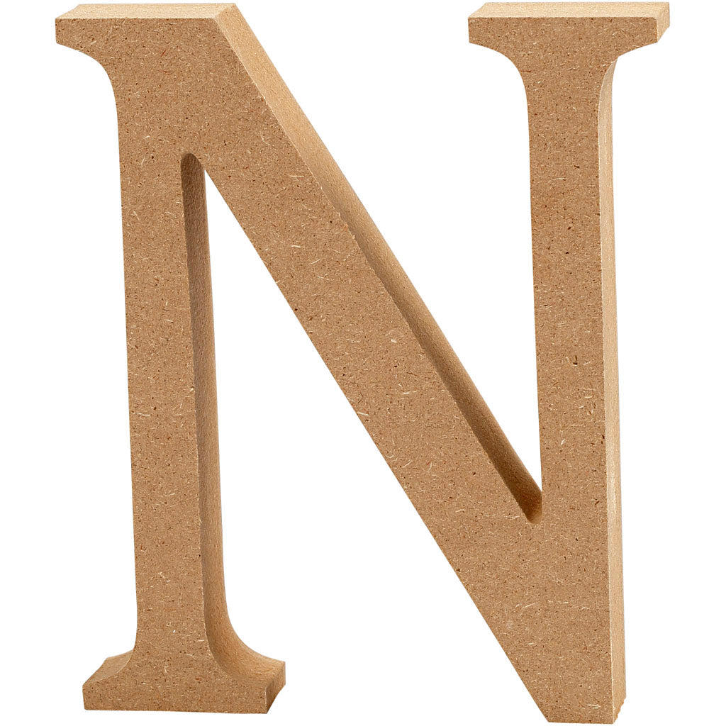 Creativ Company Letter n MDF 13cm, 1er.