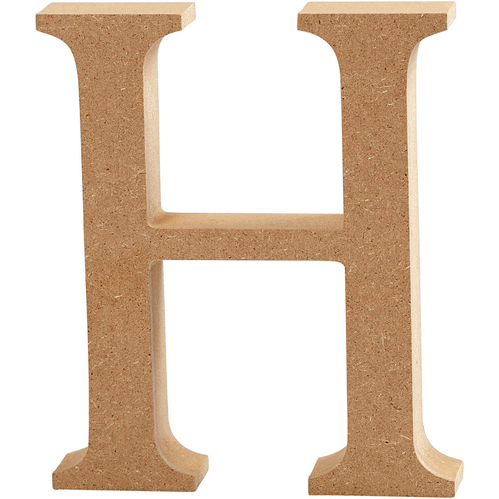 Creativ Company Letter H MDF 8cm, 1er.