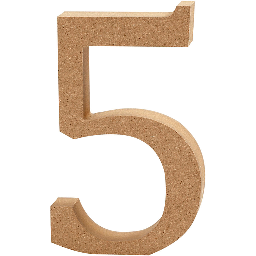 Creativ Company numéro 5 MDF 8cm, 1er.