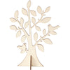 Arbre en bois de la compagnie de crétiv avec pied