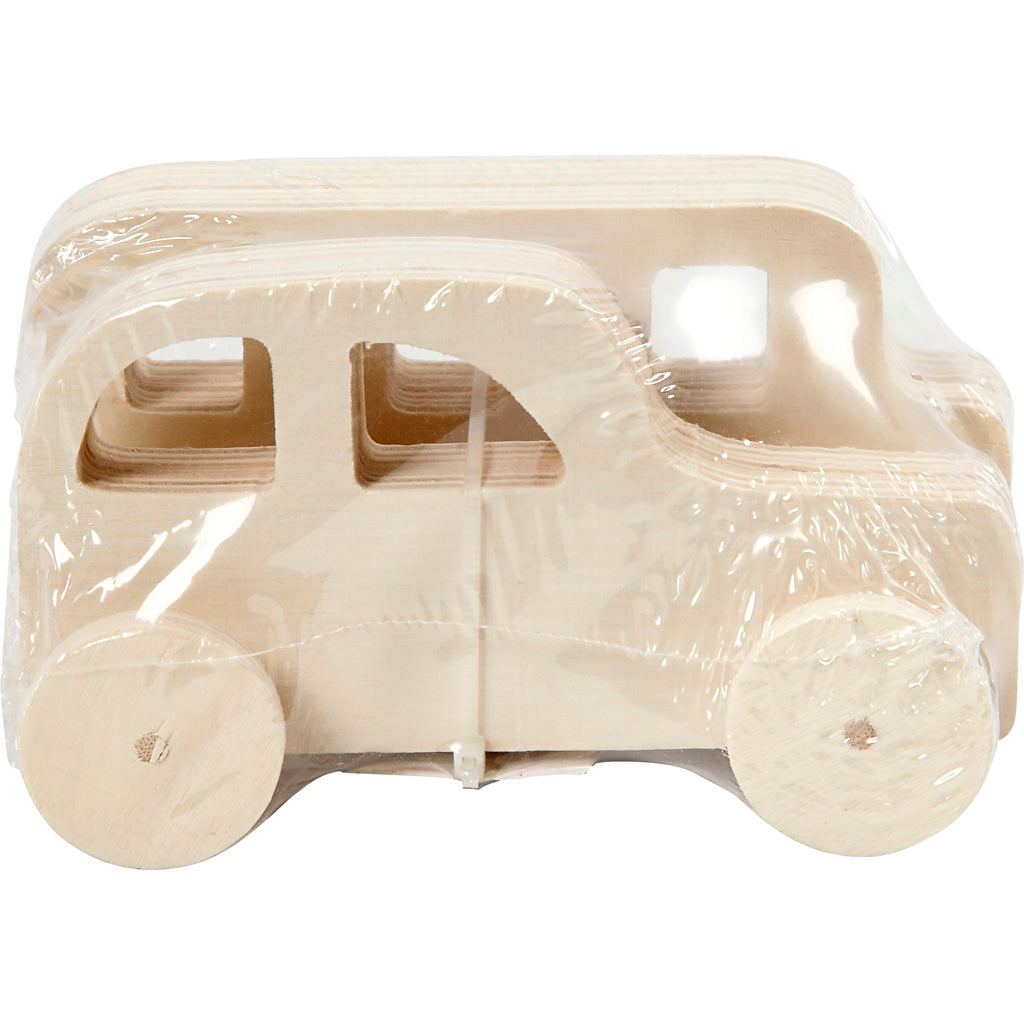 Creativ Company Wooden Cars, 2e.