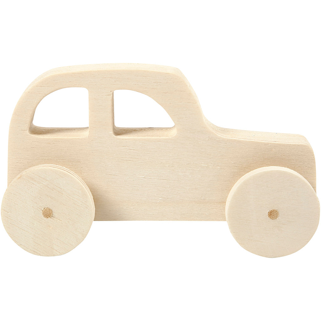 Creativ Company Wooden Cars, 2e.