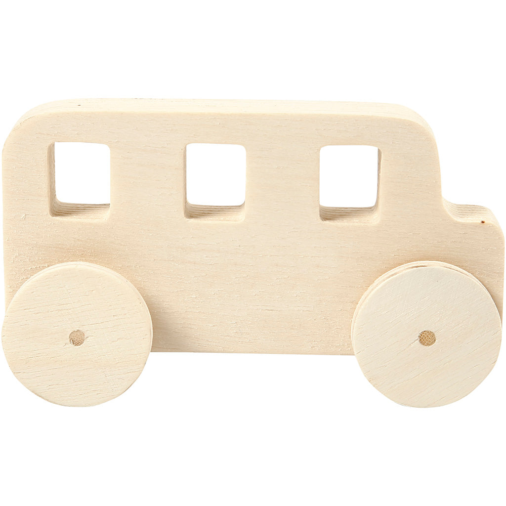 Creativ Company Wooden Cars, 2e.