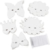 Creativ Company Fantasimaskers White, 100e.
