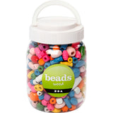 Couleurs de perles en bois, 460st. - afbeelding 2