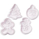 Creativ Company saillant les formes avec Stamp Christmas, 4st.