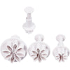 Creativ Company saillant les formes avec fleur de tampon, 4e.