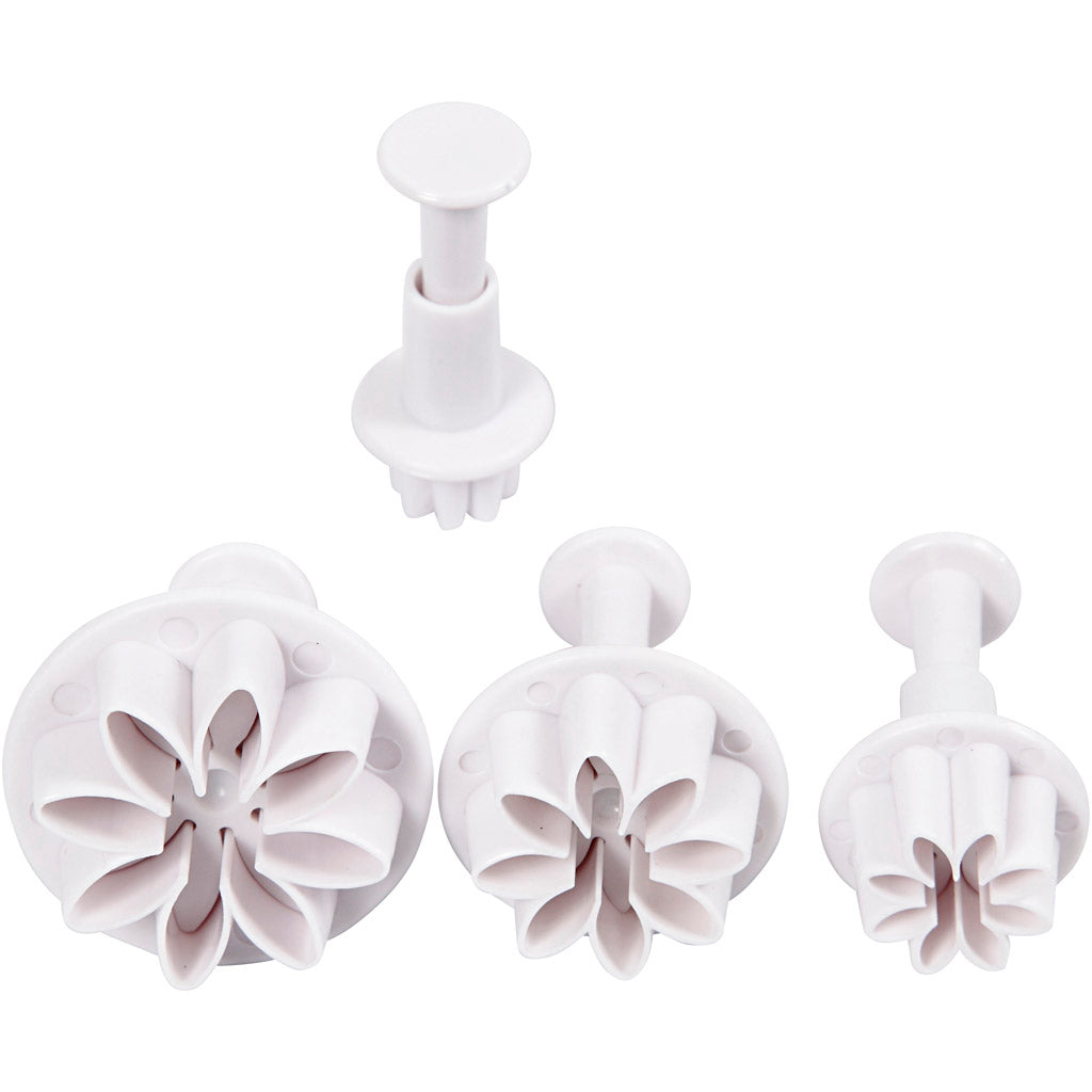 Creativ Company saillant les formes avec fleur de tampon, 4e.