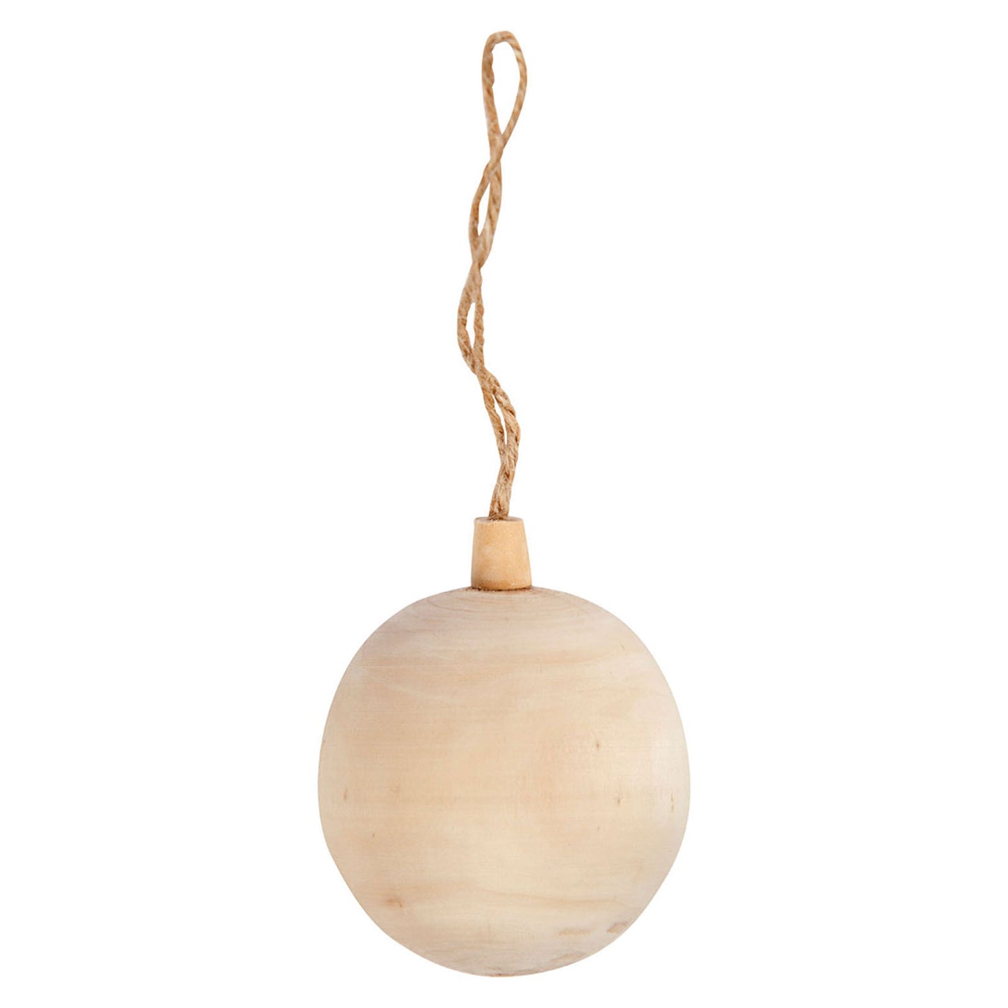 Creativ Company Christmas Ball Pendant Wood, 6,4 cm