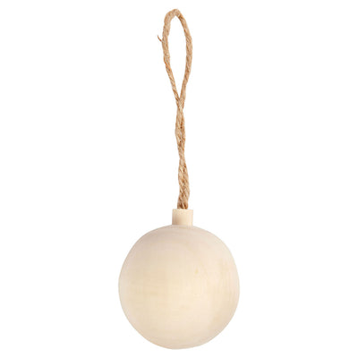 Creativ Company Christmas Ball Pendant Wood, 4,8 cm