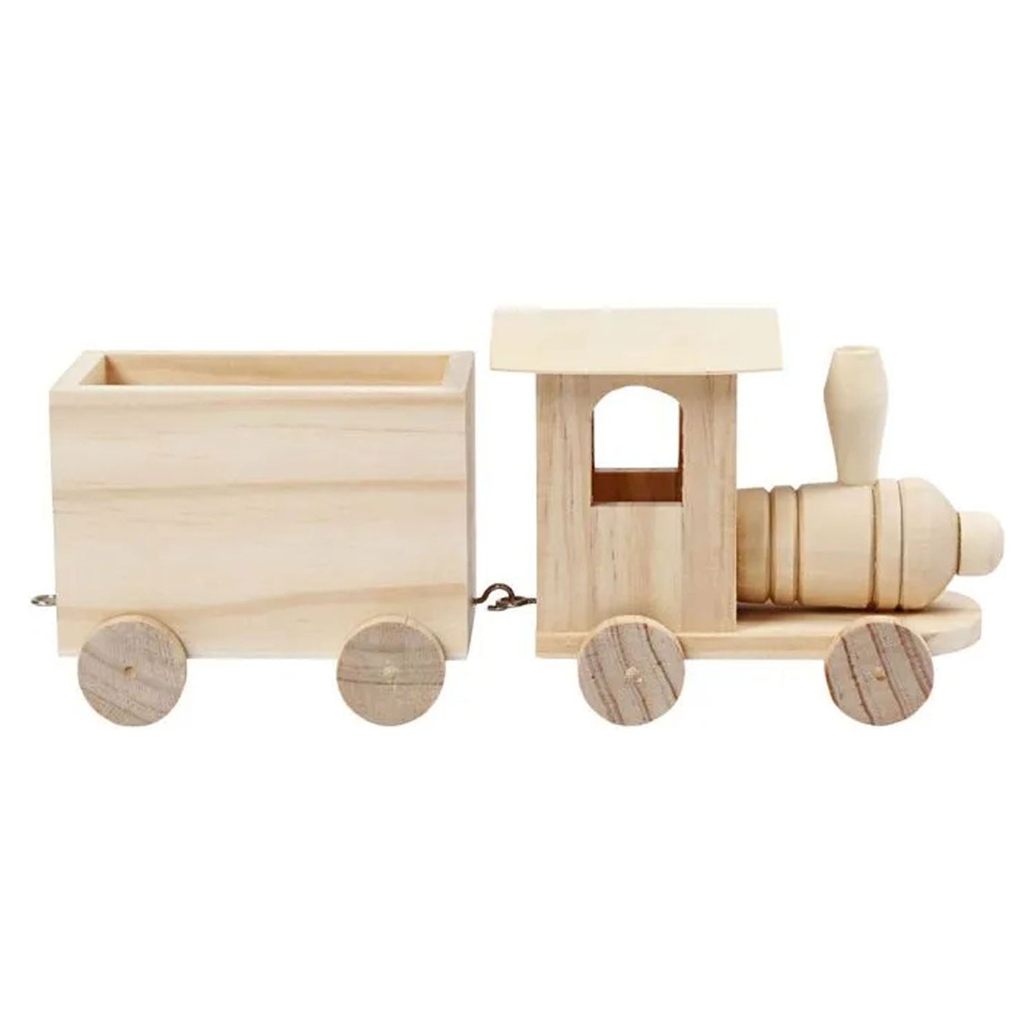 Train en bois avec wagon