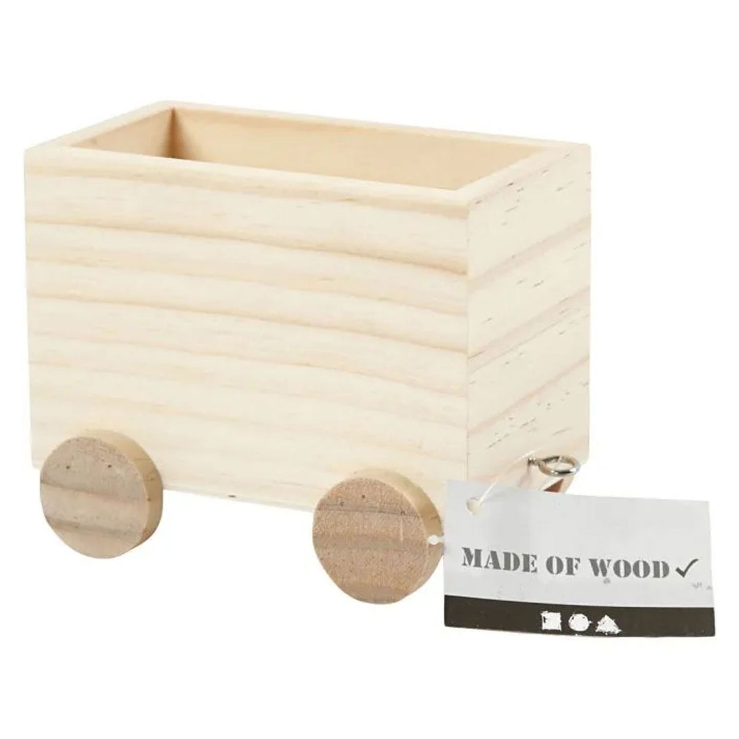 Wagon de train en bois