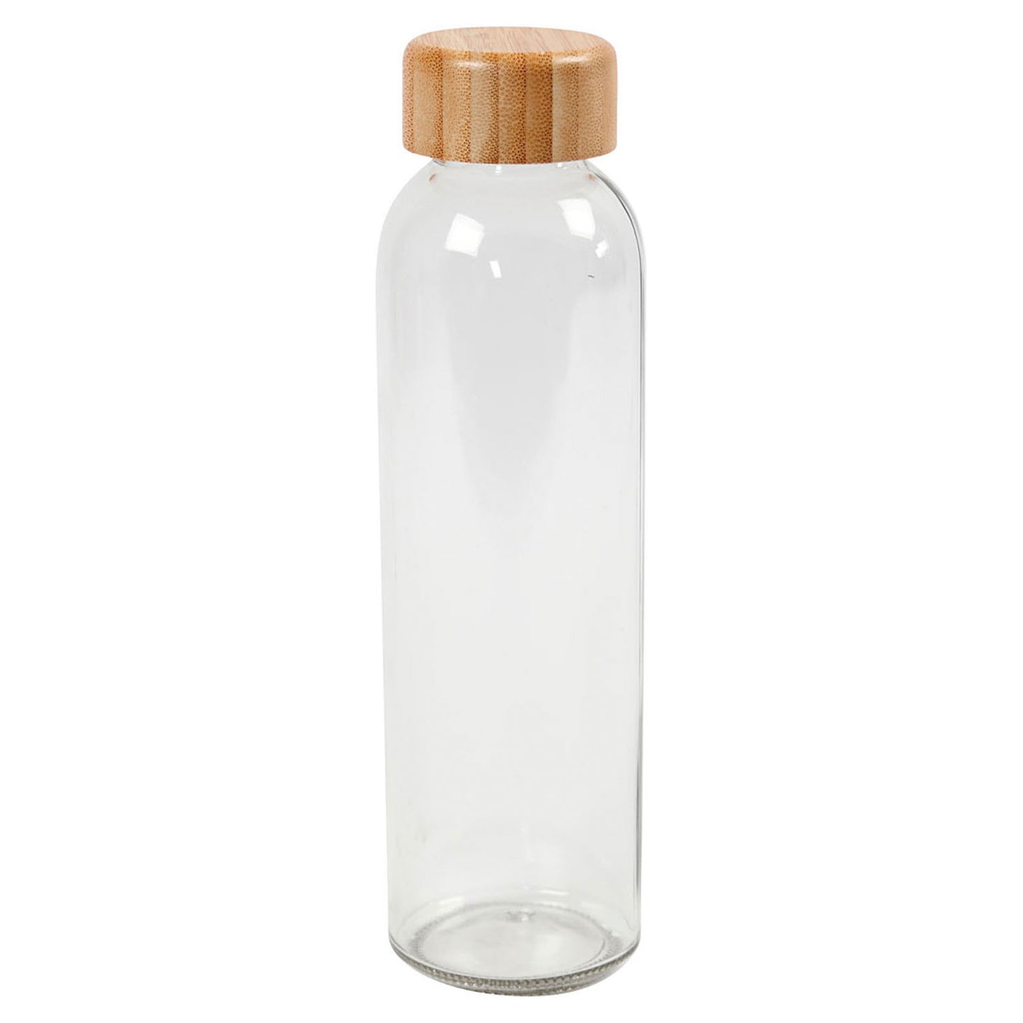 Bouteille d'eau de la société Creativ avec couvercle en bambou