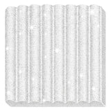 Fimo Kids Mountting Clay White paillettes, 42gr - afbeelding 2