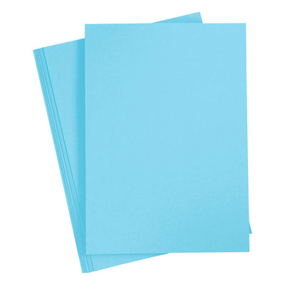 En carton coloré ciel bleu A4, 20 feuilles