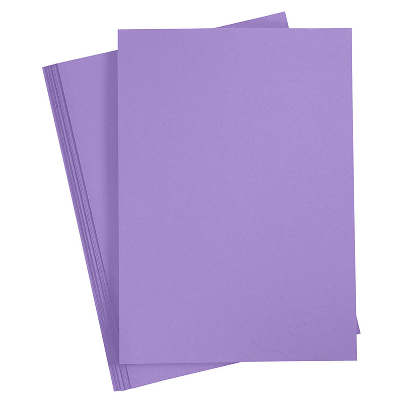 Creativ company carton coloré violet A4, 20 feuilles