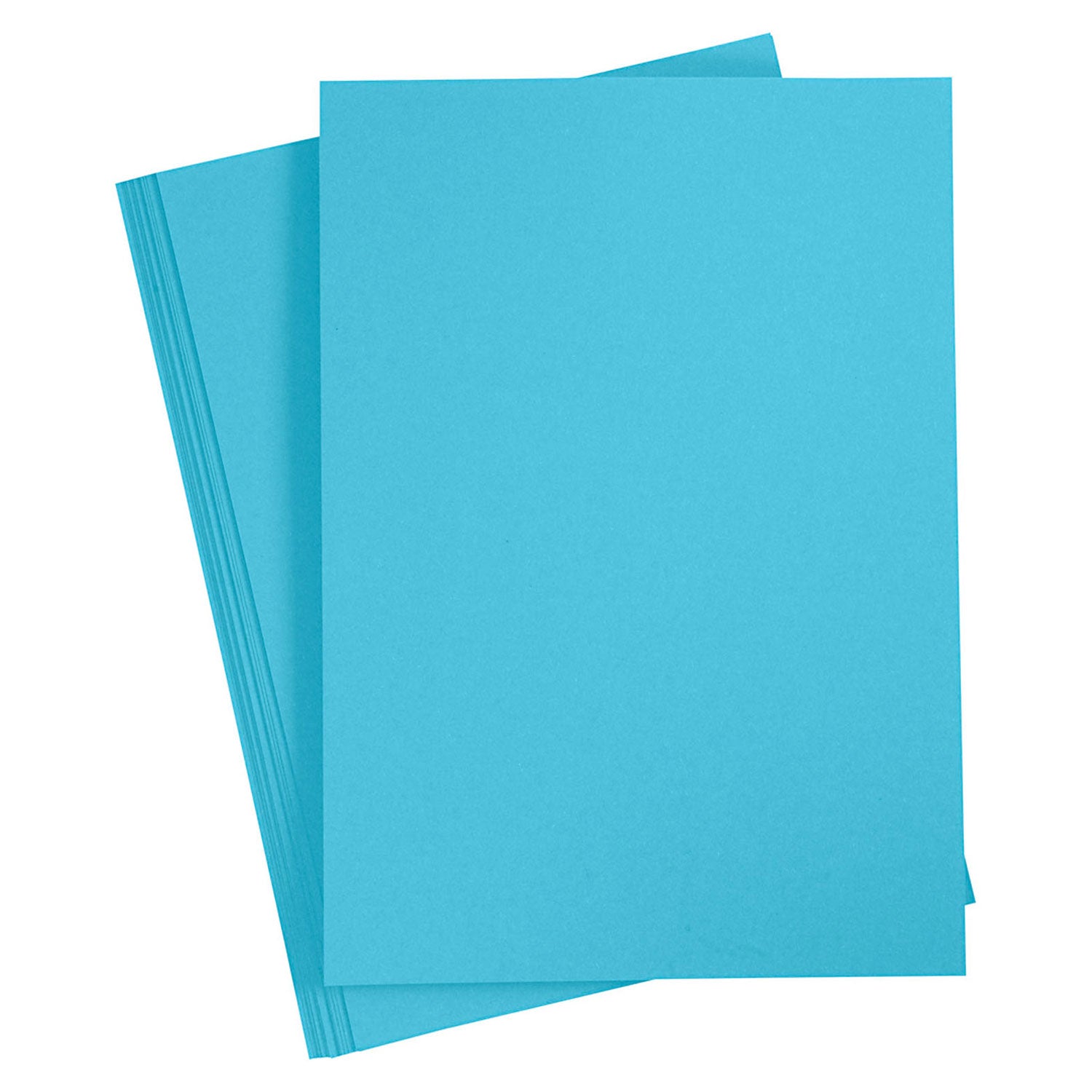Carton coloré Creativ company, a4, feuille 210x297 mm, 180 gr, bleu, 20 feuilles 1 boîte
