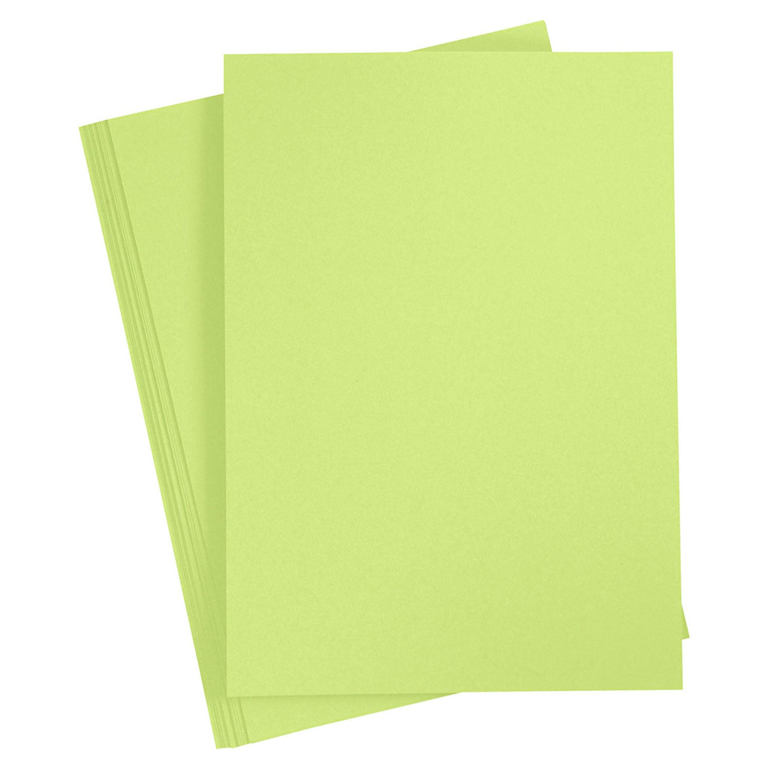 En carton coloré lime vert a4, 20 feuilles