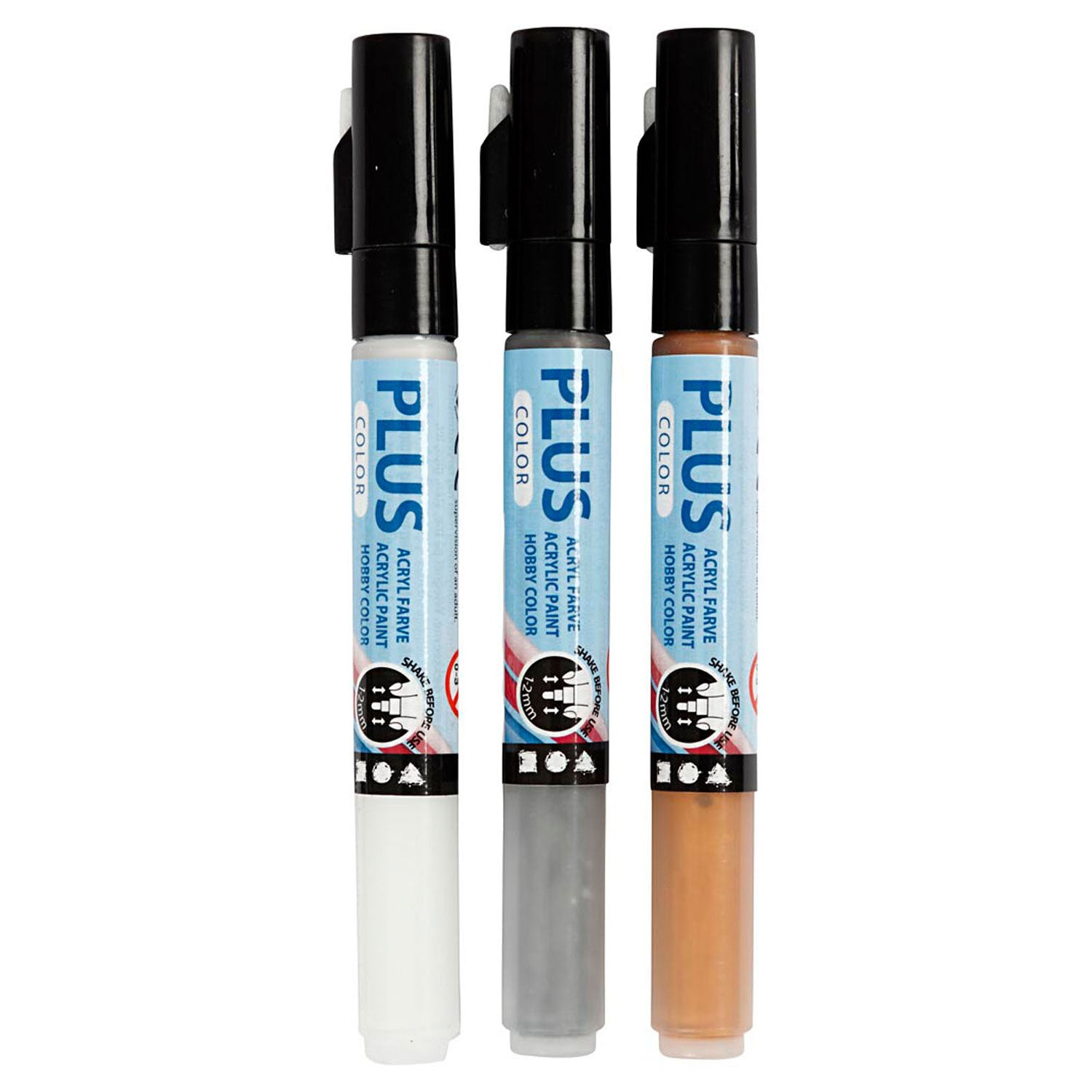 Plus couleur dist au démarrage - or, argent, off-blanc