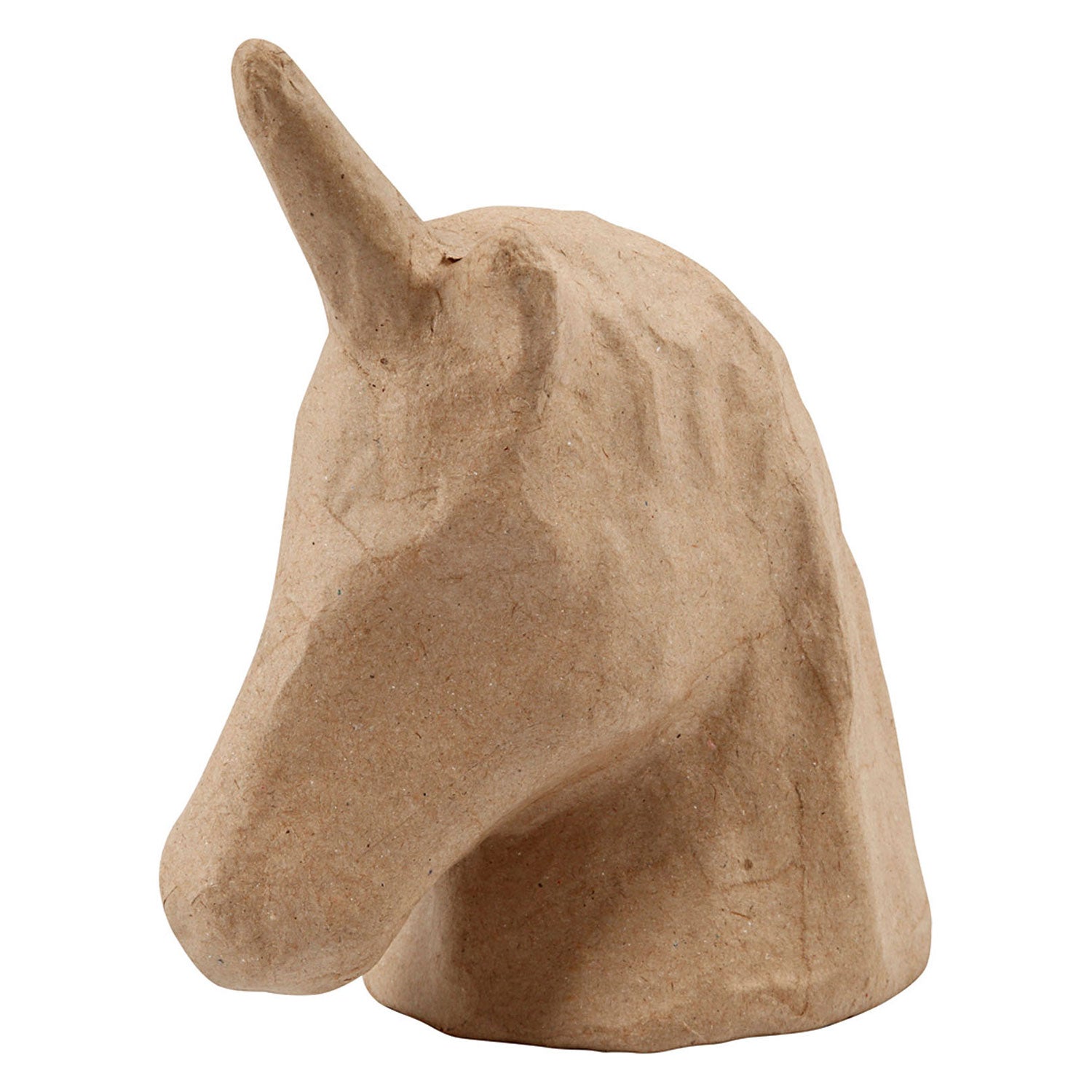 Tête de licorne papier-mâché