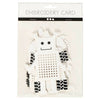 Comparties à broderie Animaux et robots, 18dlg.