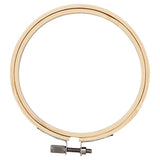 Cadre de broderie Bois, Ø 10 cm - afbeelding 1