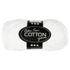 Creativ Company Cotton Garen, blanc, 50gr, 170m