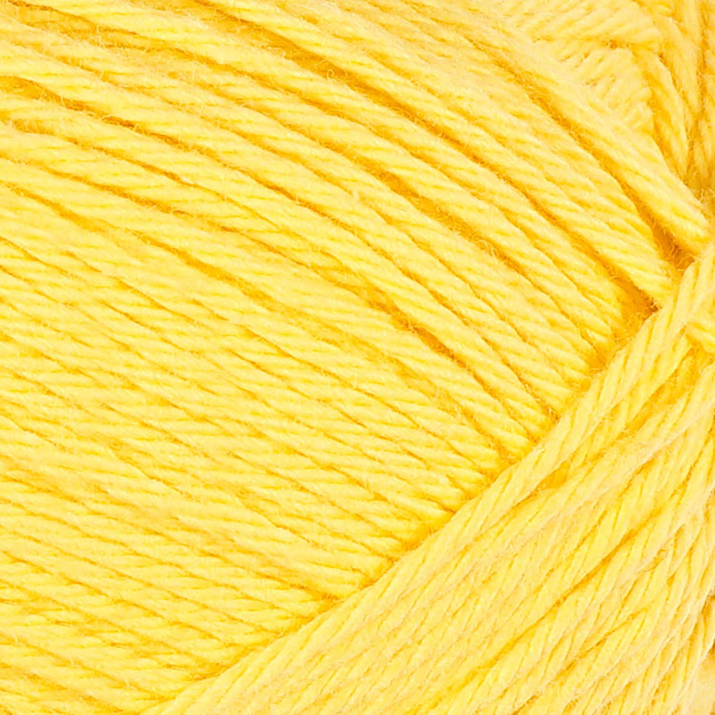 Fil de coton, jaune, 50gr, 170m