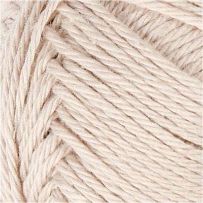 Fil de coton, couleur de sable, 50gr, 170m