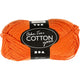 Fil de coton, orange, 50gr, 170m