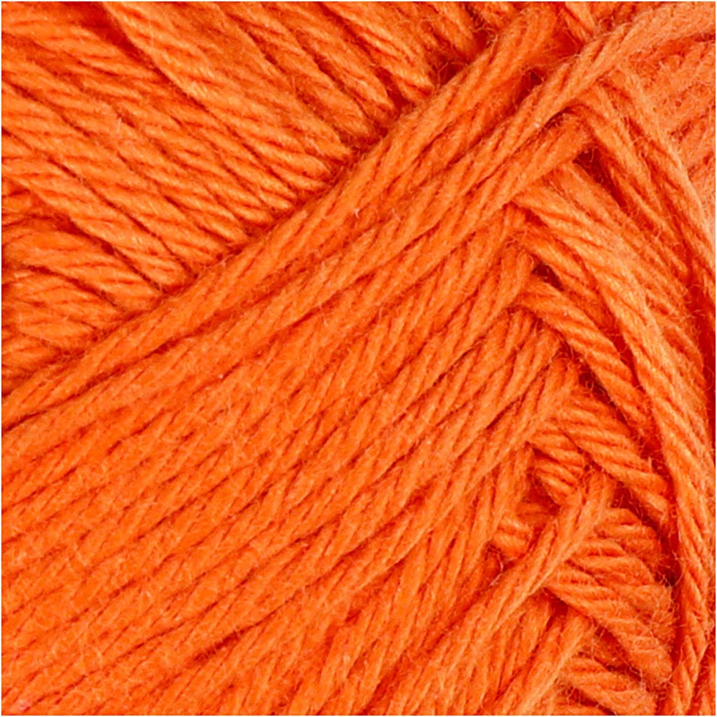 Fil de coton, orange, 50gr, 170m