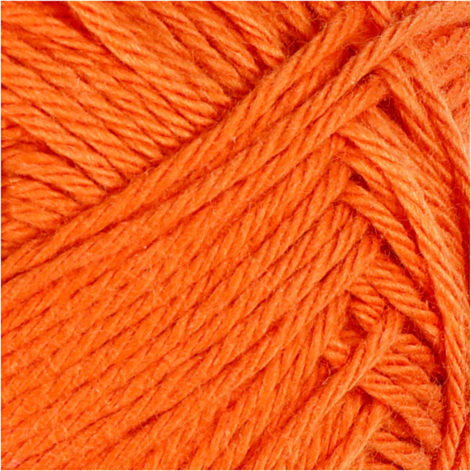 Fil de coton, orange, 50gr, 170m