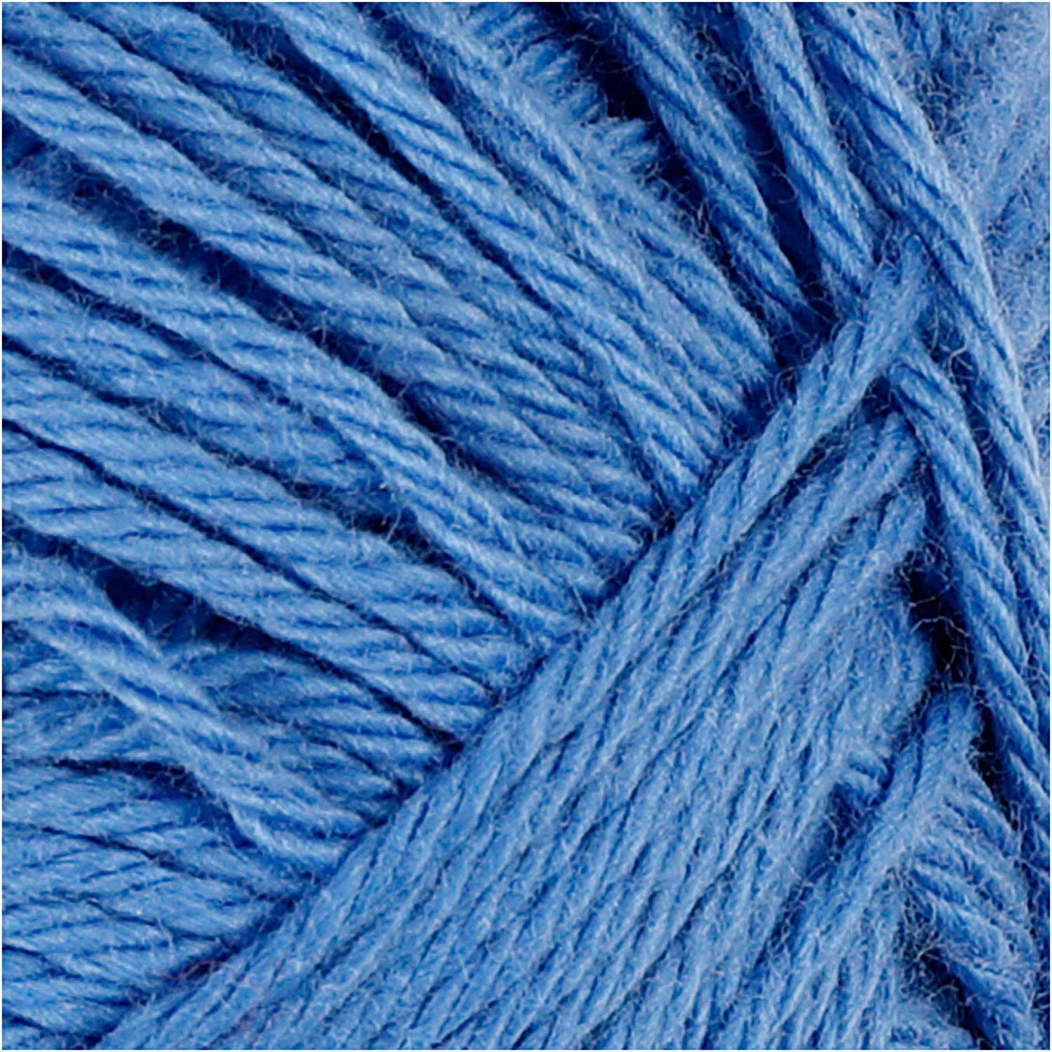Fil de coton, bleu, 50gr, 170m